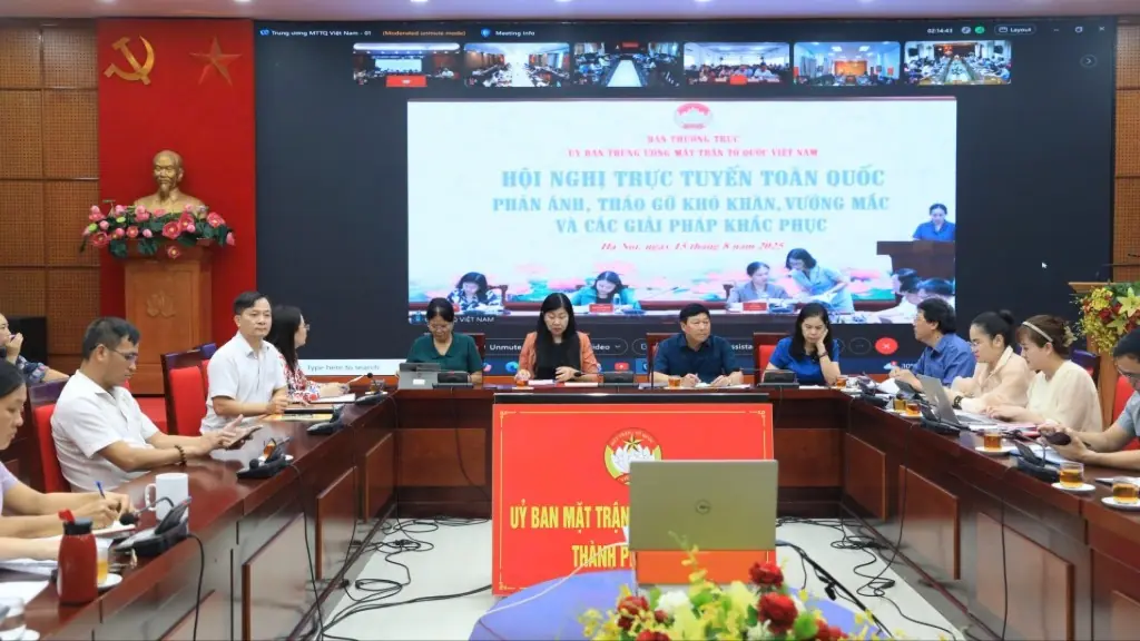 Ứng dụng AI trong công tác Mặt trận Tổ quốc các cấp